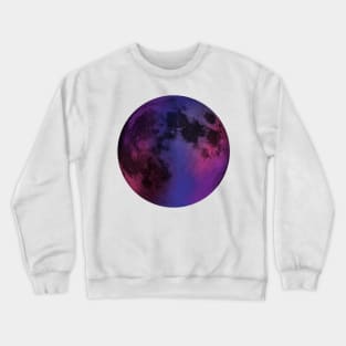 Watercolor moon Crewneck Sweatshirt